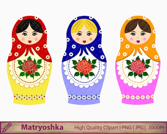 clipart russian nesting dolls - photo #17
