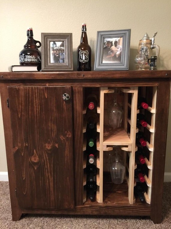 Rustic mini bar by Skylercreativedesign on Etsy