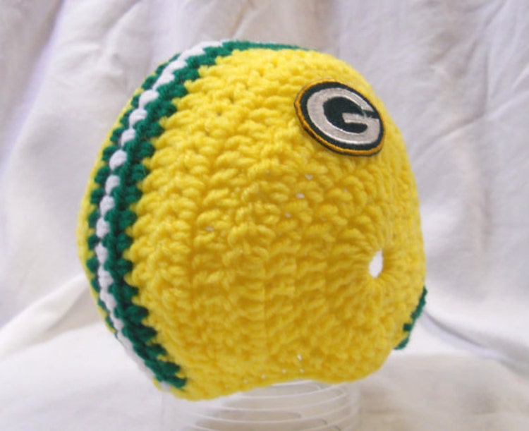 Green Bay Packers Inspired Crochet Baby Football by SportyBabies