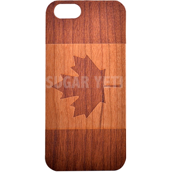 Canada Flag iPhone 6 Wood Case Snap On Cover TR151094