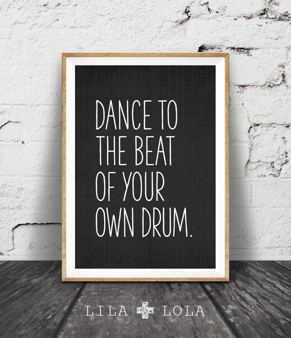 Inspirational Quote Print Printable Wall Art Quote Minimal