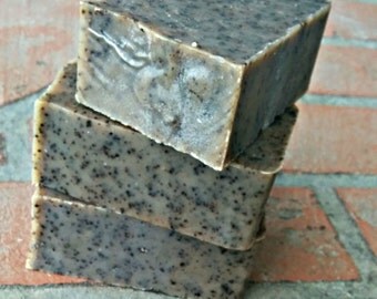 Coffee Buzz Handmade Soap, All Natural Soap, Coffee Soap, Unscented Soap, Kitchen Soap, Scrub Soap, Exfoliating Soap, Vegan soap