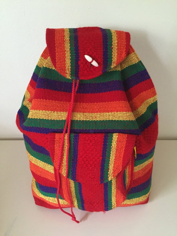 Artisanal Mexican backpack