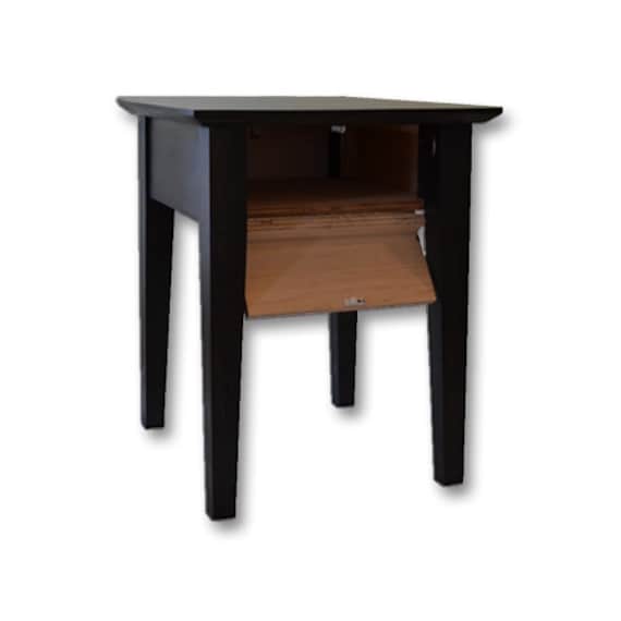 Hidden Compartment End Table Craftsman by StealthFurnitureInc