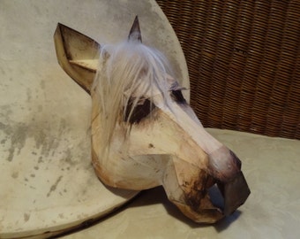 DIY Halloween mask, Horse head mask, horse costume, Printable Templates, Instant Download