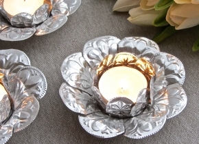 Wedding Tea Light Holder, Rustic Chic Wedding Decor, Boho Decoration, Tealight Candle Holder