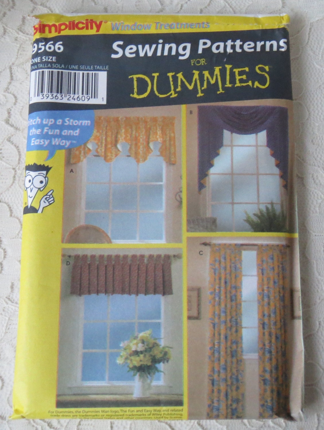 Simplicity 9566 Sewing Patterns for Dummies Home Decorating