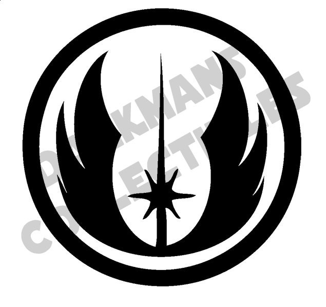 Star Wars Inspired Jedi Order Symbol Star Wars Vinyl Decal