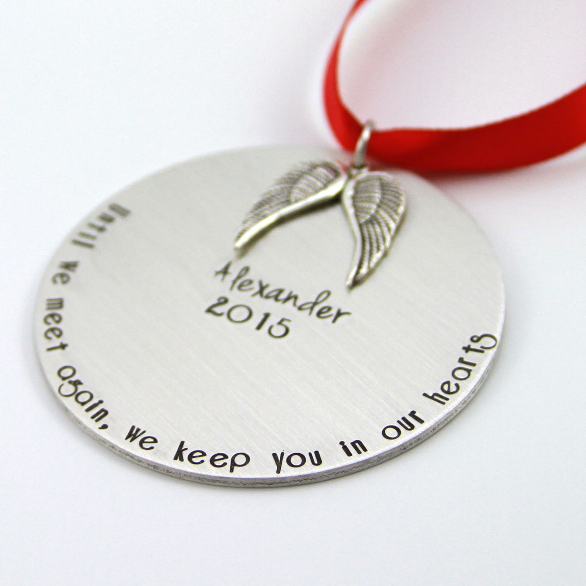 Personalized Memorial Ornament Christmas Gift In Memory of