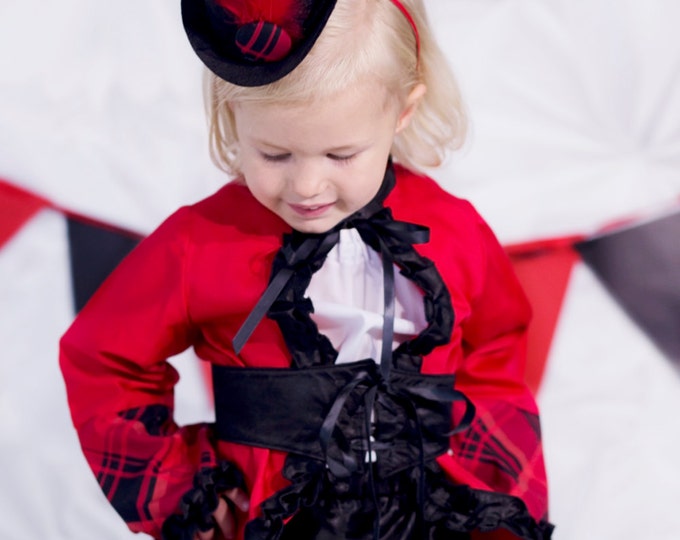 Circus Birthday Party Outfit - Toddler Carnival - Little Girls Ringmaster Costume - Girl Birthday Outfit - Boutique Costume -...