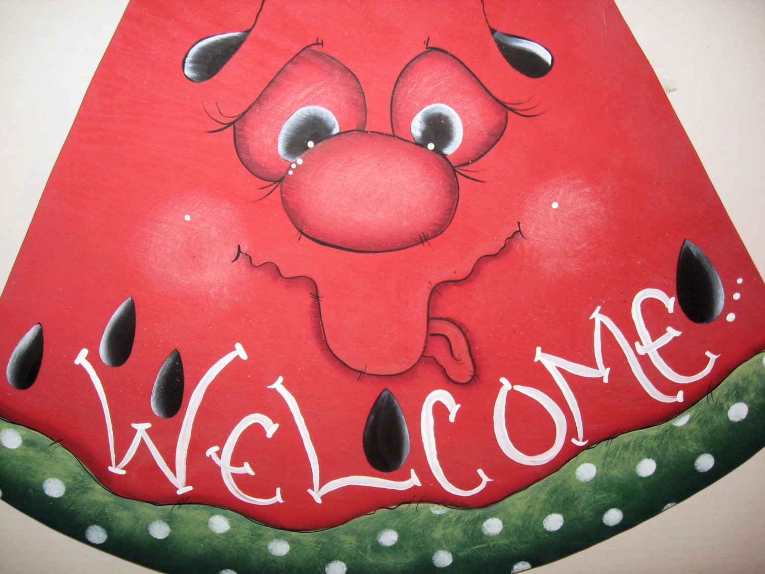 SALE Watermelon Decor Summer Door DecorWood by jusbcuz on Etsy