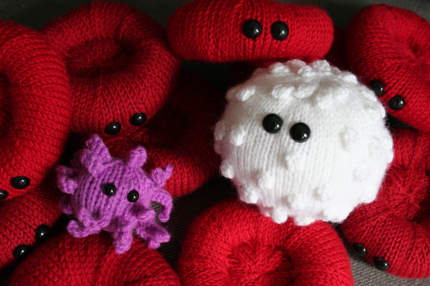 red blood cell stuffed animal