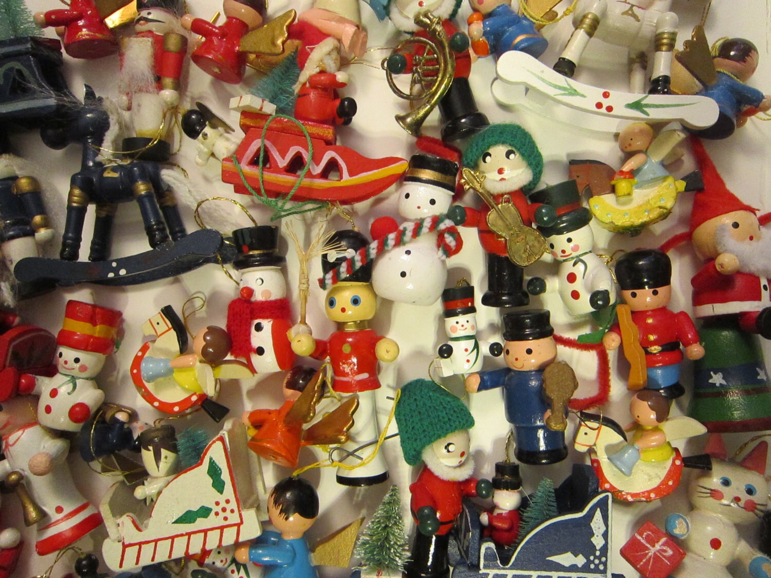vintage miniature christmas figurines