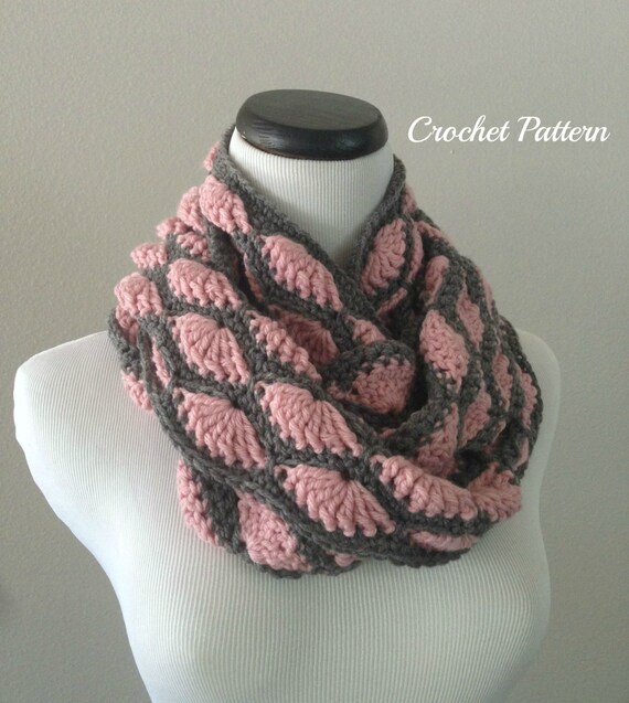 CROCHET PATTERN - Chunky Crochet Infinity Scarf Pattern ...