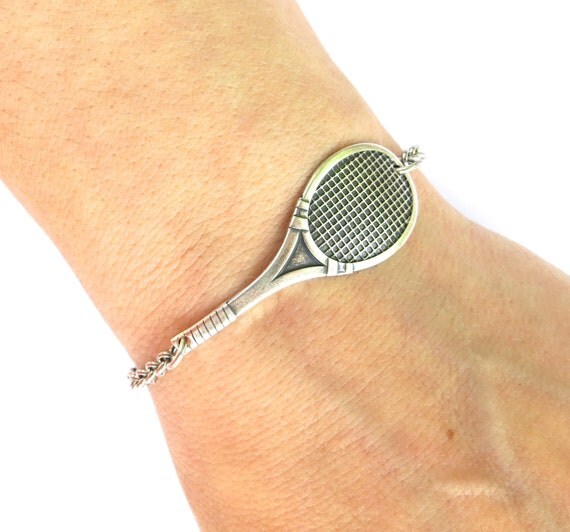 Steampunk Tennis Racket Bracelet Tennis Bracelet Tennis