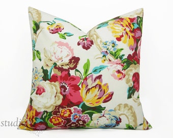 Schumacher Pillow Covers Citrus Garden SET of TWO 22x22