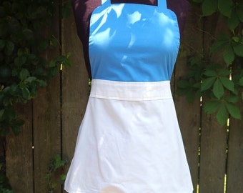 Belle Blue Dress Up Apron for Ladies