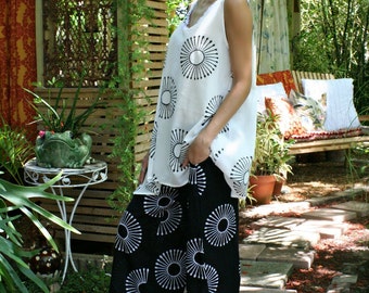 100% Cotton Pajama Exclusive Limited Edition Block Print Sleepwear Lingerie Lounge Cruise Honeymoon Indian Summer