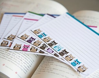 Recipe Cards - Owl