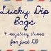 twopennylane jewellery Lucky Dip Bag, Grab Bag, Mystery Jewellery