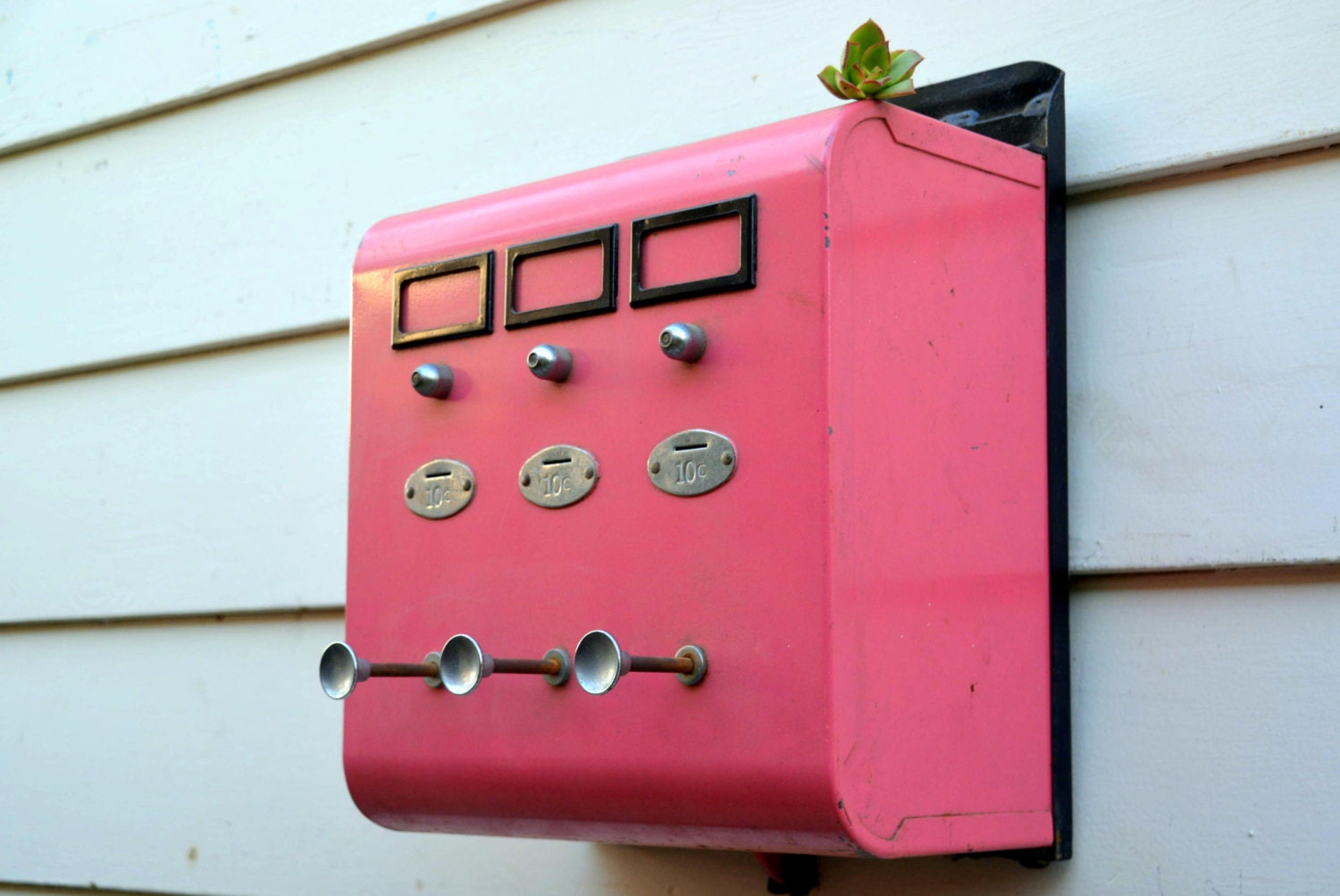 Vintage Pink Perfume Dispenser Vending Machine Unusual