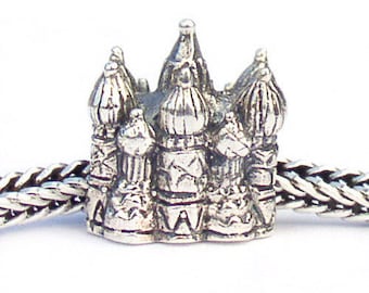 St Basil Cathedral Landmark Bead Sterling Silver LM006