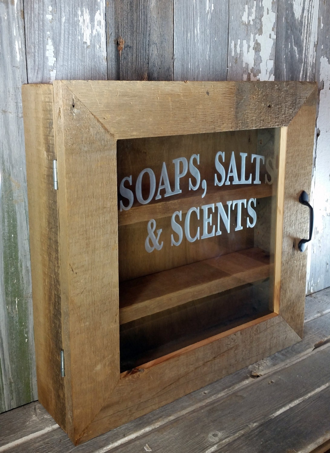 Bathroom Barn Wood Medicine Rustic