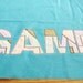 Iron Patchwork rag edges applique alphabet and numbers -  machine embroidery applique designs - 4x4, 5x7, 6x10  INSTANT DOWNLOAD