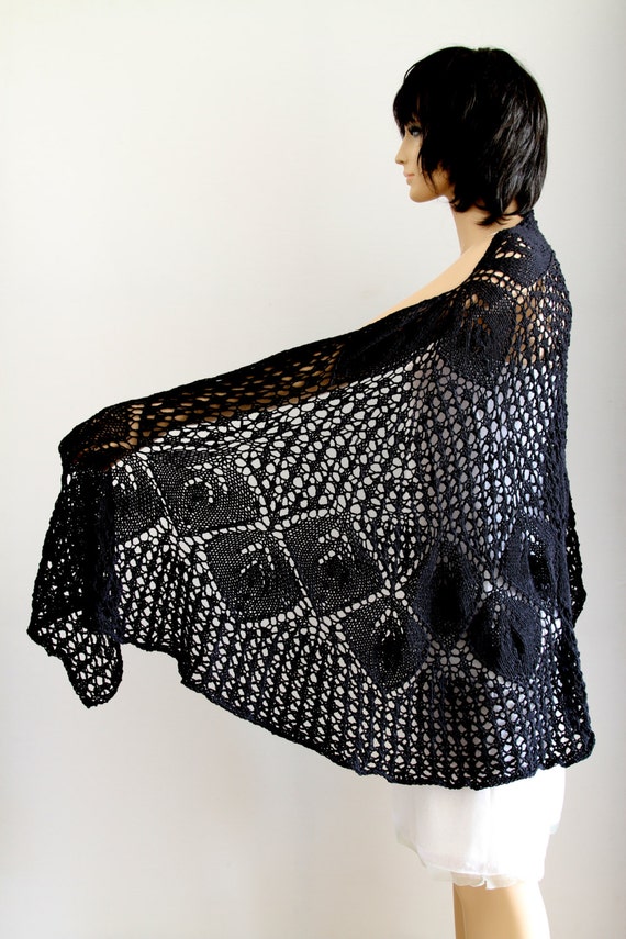 How do you knit a shawl wrap?