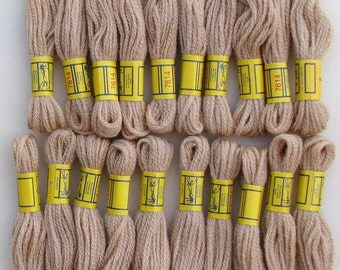 108 Yards DMC 3-Ply Needlepoint/Crewel Yarn 7614 Tan