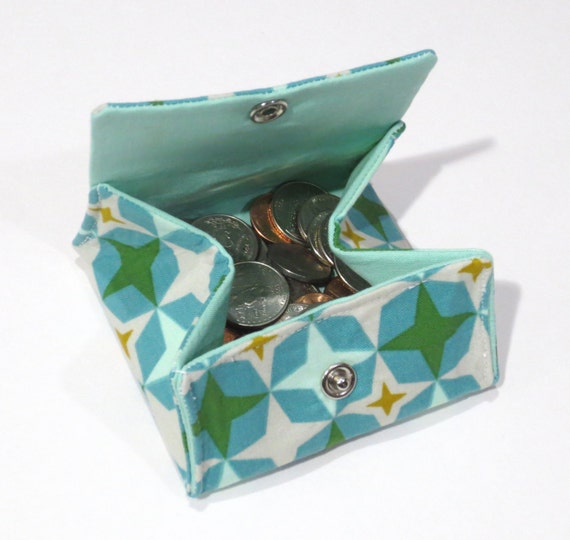 Unique Folding Coin purse change purse coin by SleepingOrSewing