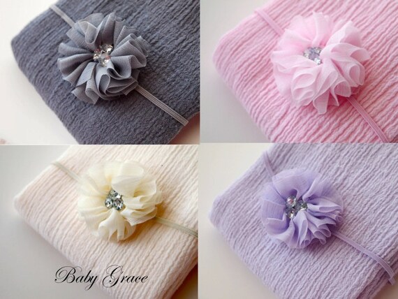Newborn Headband and Wrap Set, Newborn Photo Prop, Newborn Wrap Set, Headband and Wrap, Baby Girl, Newborn Photography Props, Ready to Ship