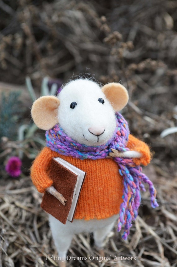 Sweet Mouse- Autumn - Felting Dreams