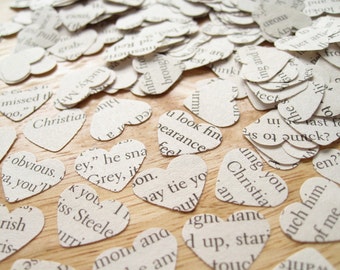 SPECIAL OFFER Fifty Shades of Grey Novel Book Confetti - Hen Party Bachelorette Party Table Decoration