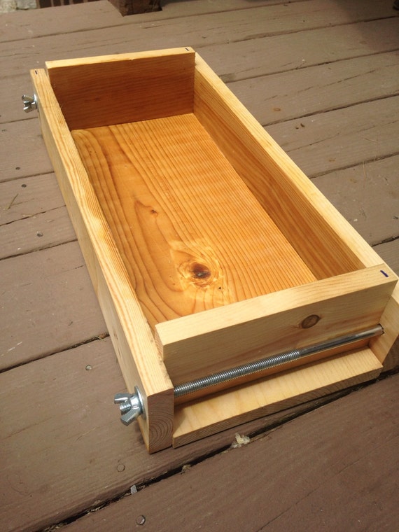 8 pound lb wood soap box mold