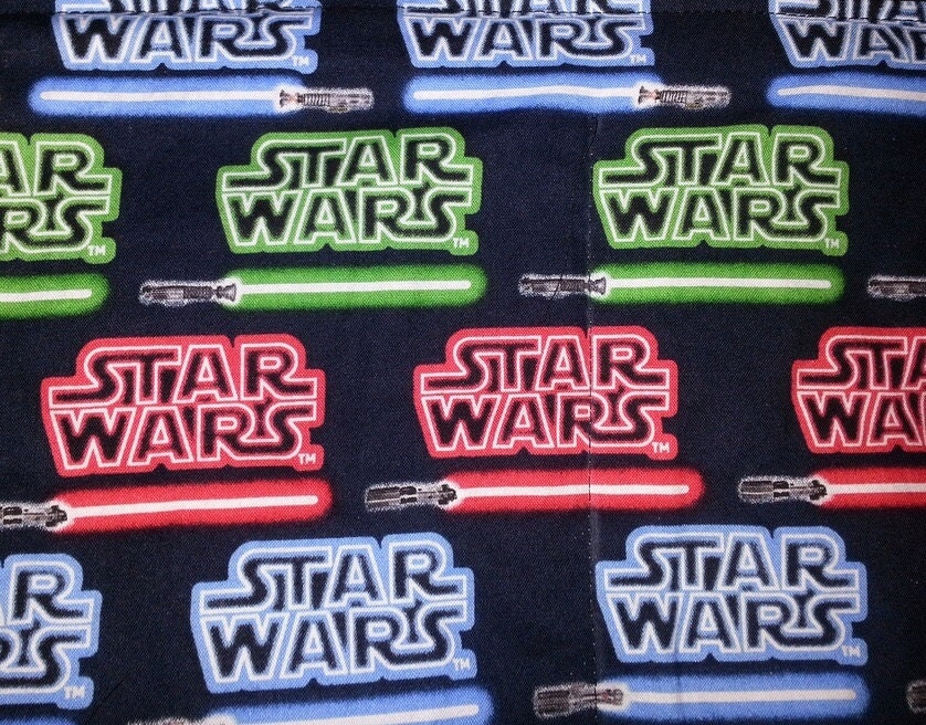 5 half yard bundle of Star Wars fabric, movie fabric, 2.5 yard total