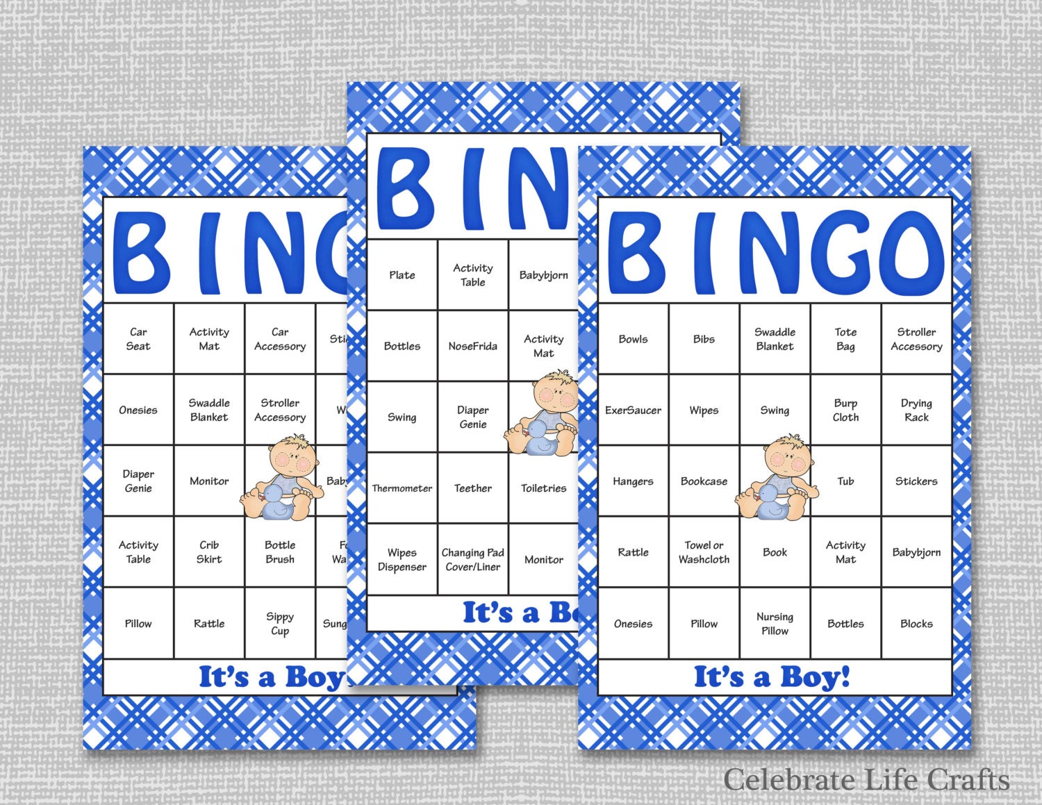 shower nederlands bingo baby door douche baby afdrukbare bingokaarten CelebrateLifeCrafts 30