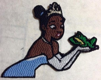 Iron On Patch Inspired Fan Art Tiana from Princess and the Frog