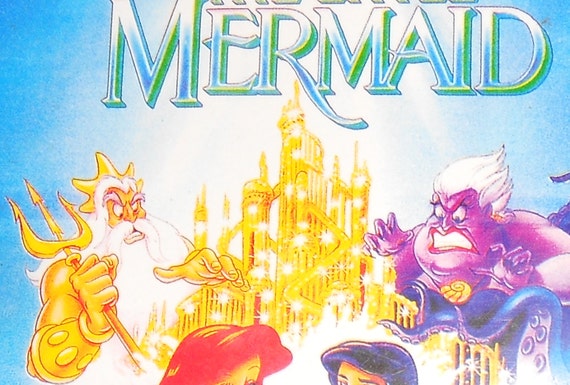 VHS Movie Walt Disney The Little Mermaid Classic by TearDropCurio