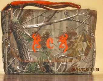 Handmade Realtree Or Mossy Oak Diaper Bag with Free Embroidery!