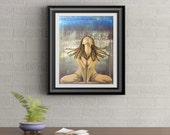 The Universe Surrenders Signed Art Print of Signature Original By Rafi Perez