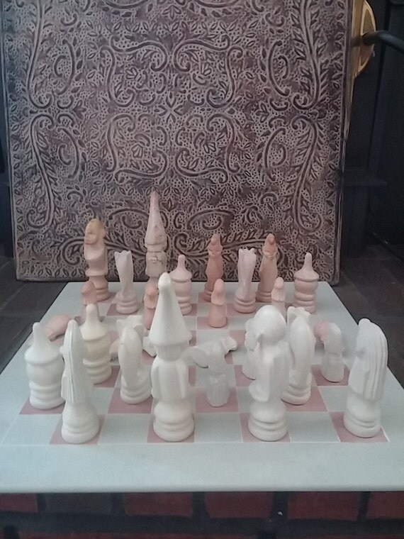 Porcelain chess set chess set
