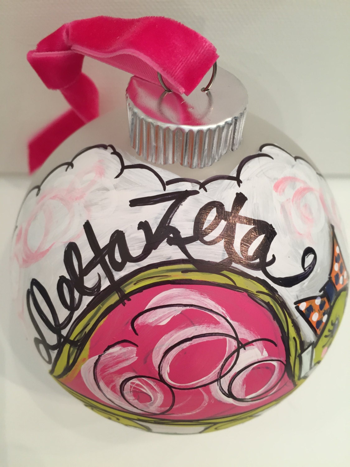 Delta Zeta Sorority Ornament