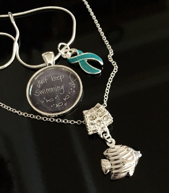 Ovarian Cancer Awareness / Survivor by RockYourCauseJewelry