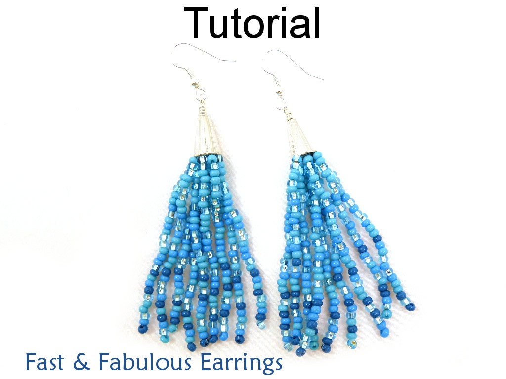 Easy Beginner Beading Pattern Jewelry Making Tutorial Seed