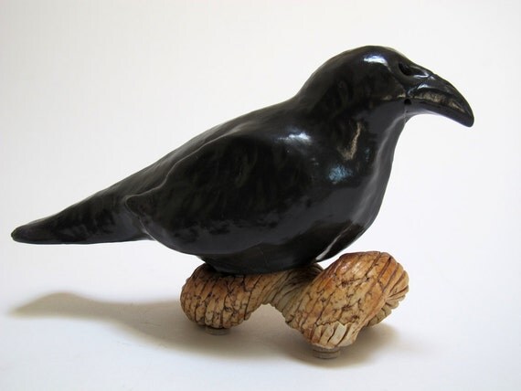 Download Crow Raven Black Bird Bird Sculpture Miniature Sculpture