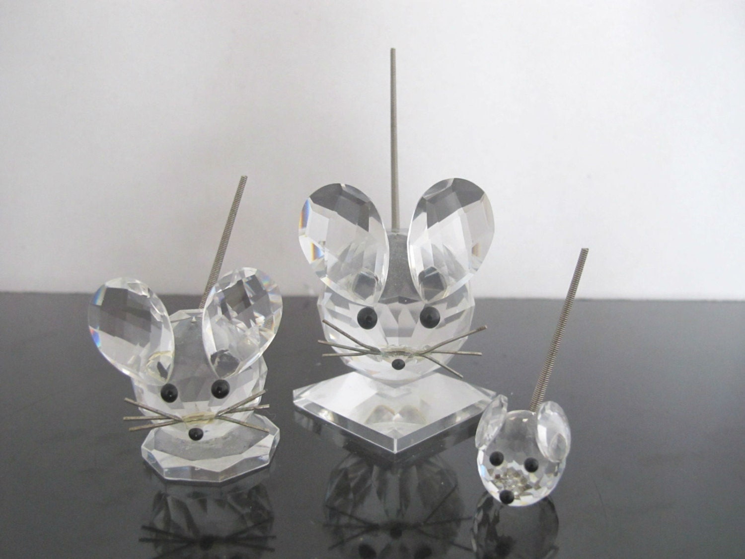 swarovski crystal mouse figurine