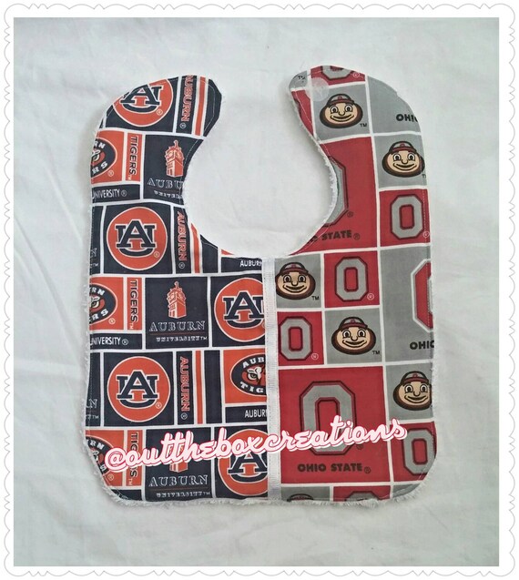 College and Professional Team Bibs baby bibs custom bibs