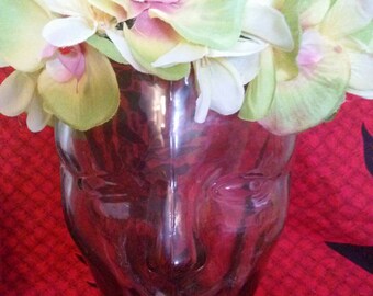 Silk green orchid and yellow plumeria headband
