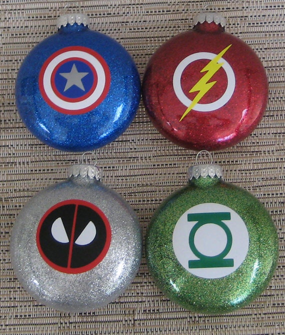 superhero ornaments